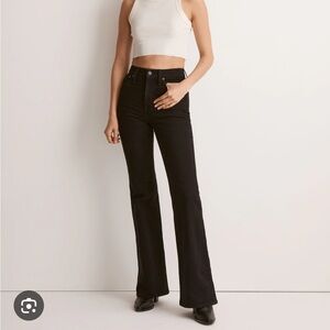 Madewell Black Flare Jeans